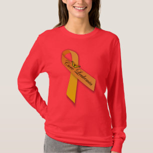 Heilungs-Leukämie-Shirt: Orange Band u. T-Shirt