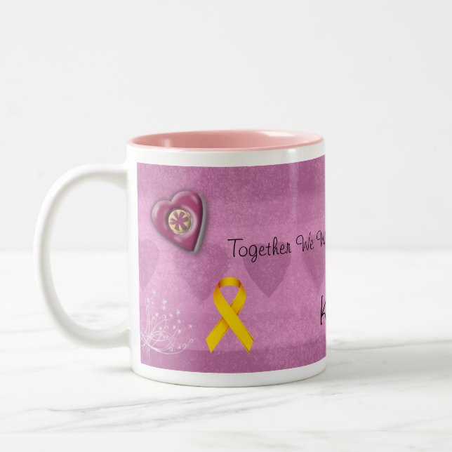 Heilungs-Tasse Zweifarbige Tasse (Links)
