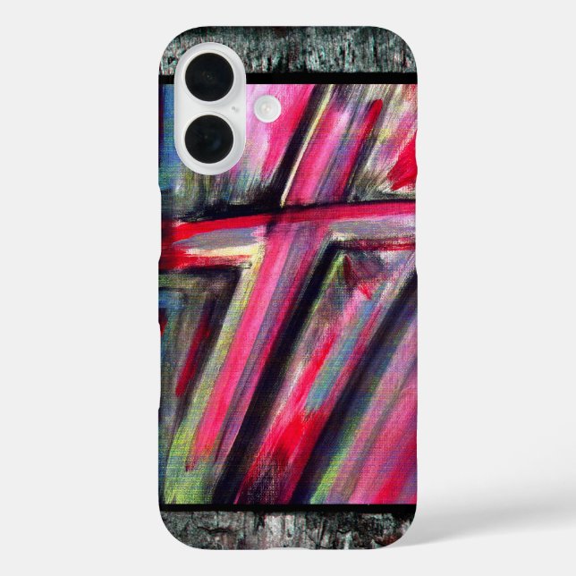 Heilungskreuz iPhone 16 Hülle (Rückseite)