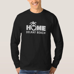 Heim Liebe Herz Delray Beach Fl lokaler Stil Delra T-Shirt