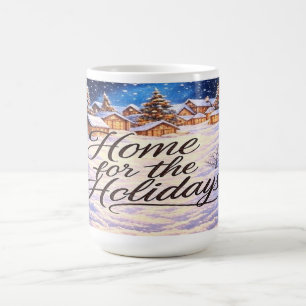 'Heim zu den Feiertagen' Kaffeetasse