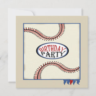Heimat Baseball Geburtstag Einladung