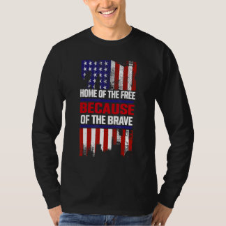 Heimat der Freien wegen der Tapferen 5 T-Shirt