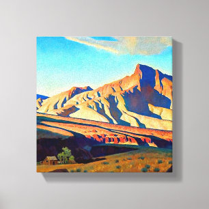 „Heimat der Wüstenratte“ von Maynard Dixon Leinwanddruck