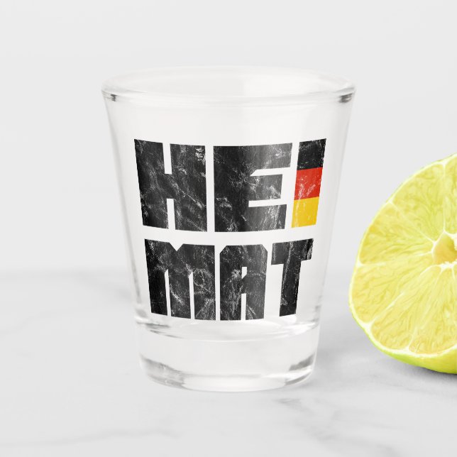 Heimat, Deutscher, Deutschland-Zuhause, heimat Schnapsglas (Vorderseite)