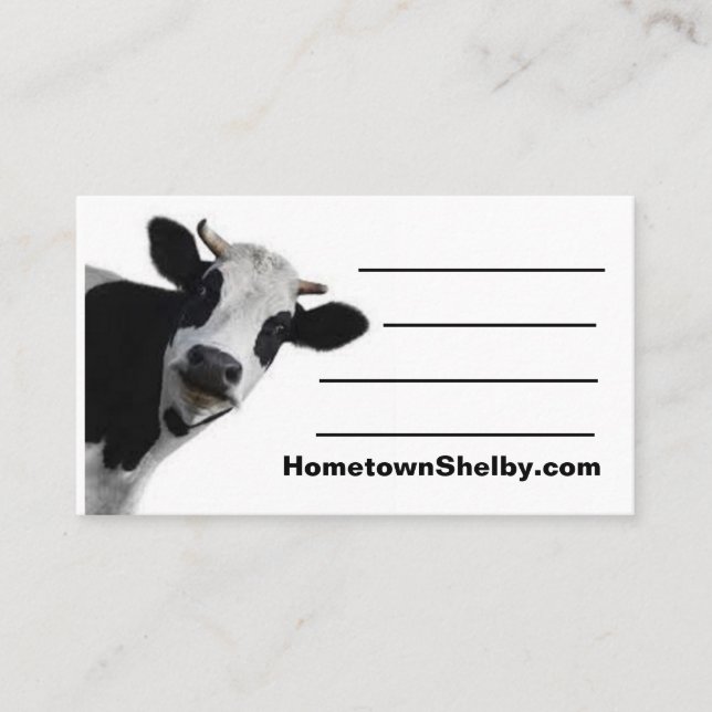 Heimat Shelby Business Card Visitenkarte (Vorderseite)