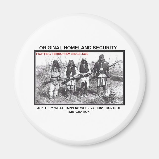 Heimat-Sicherheit 1492 Magnet (Vorne)