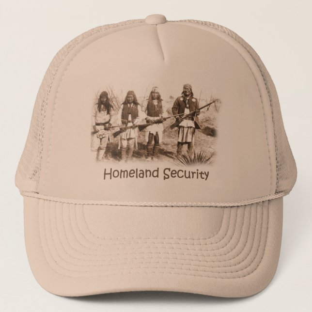 Heimat-Sicherheit Apache Truckerkappe (Vorderseite)