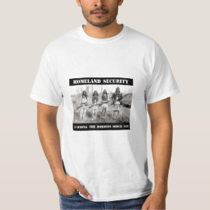HEIMAT-SICHERHEIT, welche die Grenzen seit 1492 T-Shirt