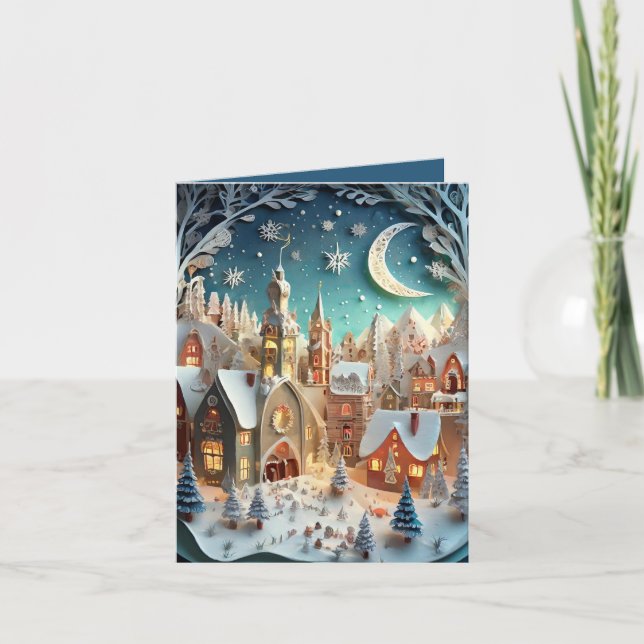 Heimat zu Weihnachten Karte (Vorderseite)