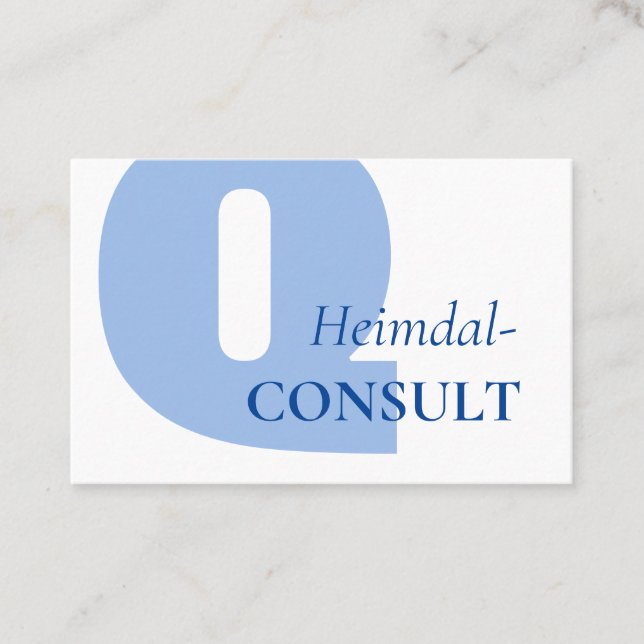 Heimdal Consult Carte de visite (Devant)