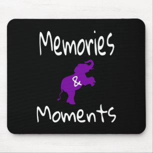 Heimerheimer Awareness Lila Elephant Support Mem Mousepad