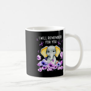 Heimerheimer Awareness Niedlich Elephant I will da Kaffeetasse