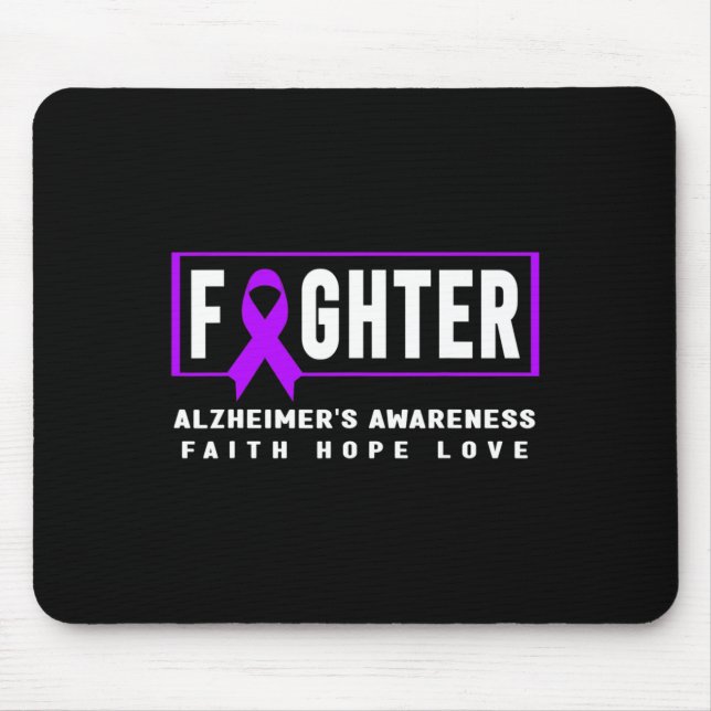 Heimerheimer-Bewusstsein - Lila Heimerheimer-F Mousepad (Vorne)