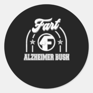 Heimerheimer Bush Furz Funny Runder Aufkleber