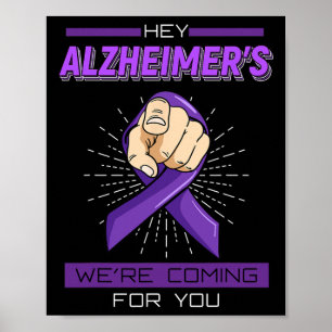 "Heimerheimer Disease Shirt Brain Memory Loss Deme Poster