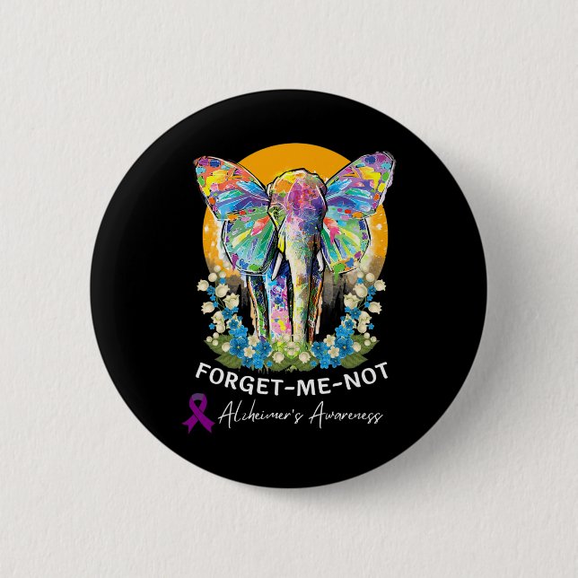 Heimerheimer Elephant Forget-me-not Heimerheimer Button (Vorderseite)