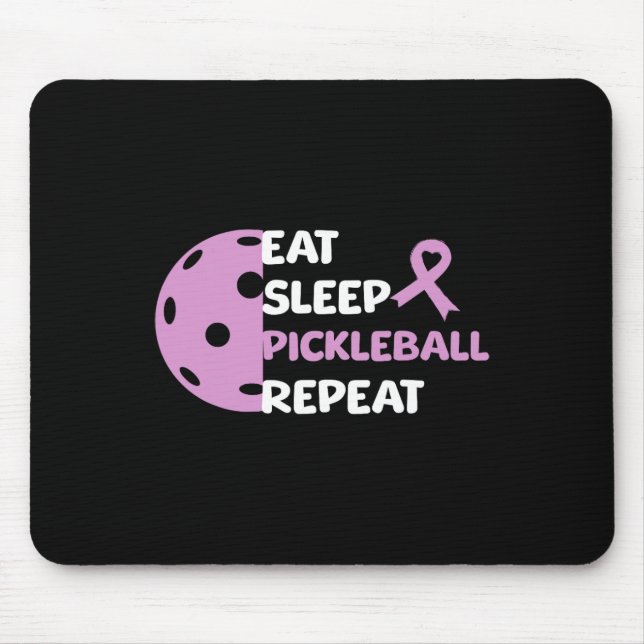 Heimerheimer Picklell Eat Sleep Picklell Repeat Pu Mousepad (Vorne)