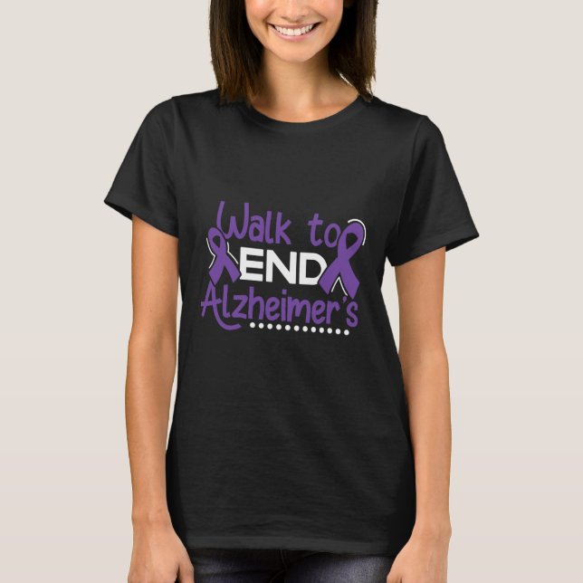 Heimerheimer Walk Dementia Warrior Lila Band A T-Shirt (Vorderseite)