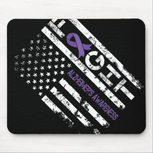 Heimerheimer's Awareness Heimerheimer Flag USA für Mousepad
