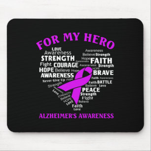 Heimerheimer's Awareness Shirt for My Hero Ribbon Mousepad