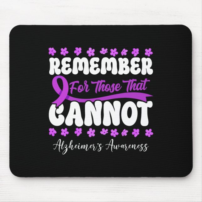 Heimerheimer's Dementia Awareness Support Denken S Mousepad (Vorne)
