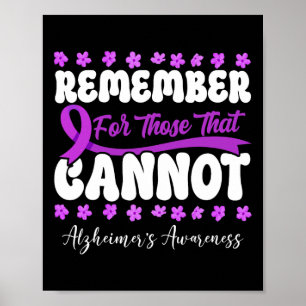 Heimerheimer's Dementia Awareness Support Denken S Poster