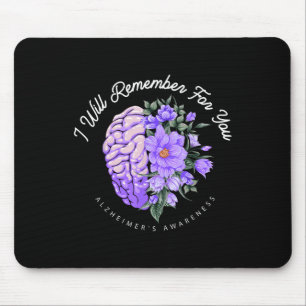Heimers Awareness Ich werde für Sie Gehirn Mousepad