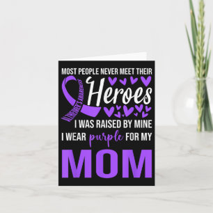 Heimers Awareness Shirt ich trage Lila für Mama Karte