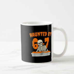 Heimgesuchte Sechs Sieben 6 7 Meme 67 Skeletthand  Kaffeetasse