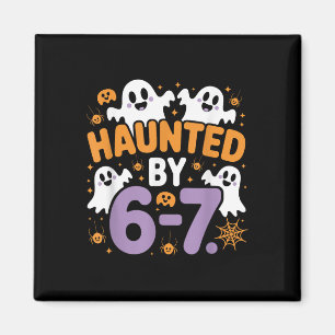 Heimgesuchte Sechs Sieben 6 7 Meme 67 Skeletthand Magnet