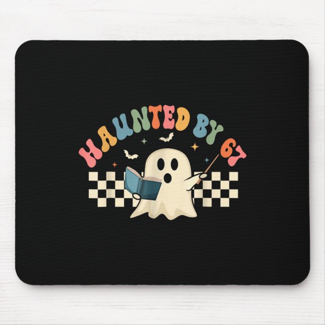 Heimgesuchte Sechs Sieben 6 7 Meme 67 Skeletthand  Mousepad (Vorne)