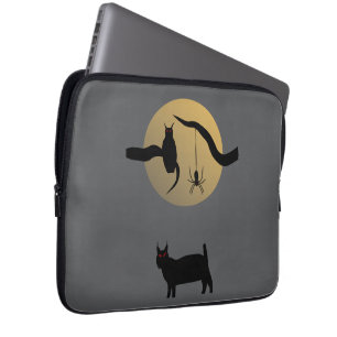 Heimgesuchte Vollmond-Laptop-Hülle Laptopschutzhülle