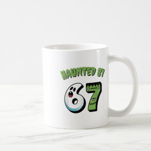 Heimgesuchter 67 Meme Sechs Sieben 6-7 Lustiger In Kaffeetasse