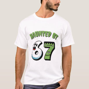Heimgesuchter 67-Meme Six Seven 6-7 Lustiger Inter T-Shirt