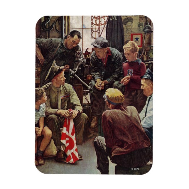 Heimische Marine Magnet (Vertikal)