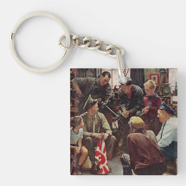 Heimische Marine Schlüsselanhänger (Vorderseite)