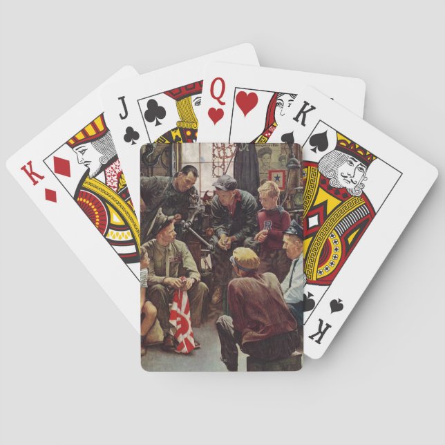 Heimische Marine Spielkarten (Rückseite)