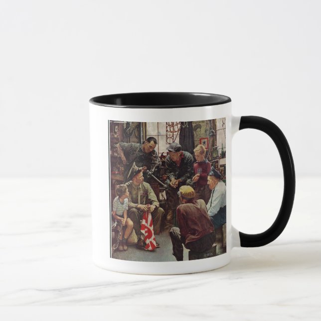 Heimische Marine Tasse (Rechts)