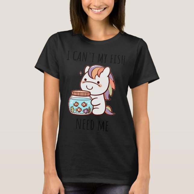 Heimischer Fisch Pferd T-Shirt (Vorderseite)