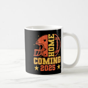 Heimkehr 2025 Hoco Football Mama Mädchen Orange Go Kaffeetasse