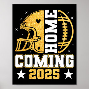 Heimkehr 2025 Hoco Football-Mutter Mama Mädchen Fo Poster