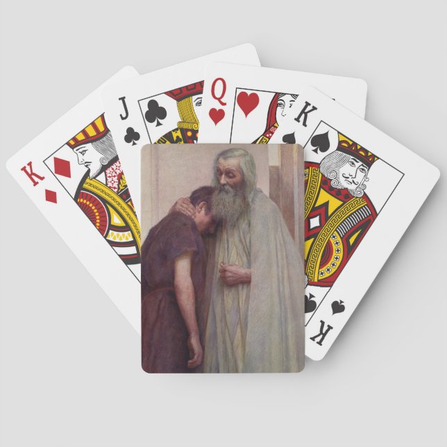 Heimkehr (Vater und Sohn) Spielkarten (Rückseite)
