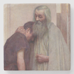Heimkehr (Vater und Sohn) Steinuntersetzer