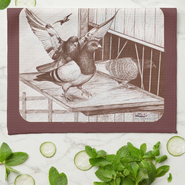 Heimkinder Geschirrtuch (Gefaltet)