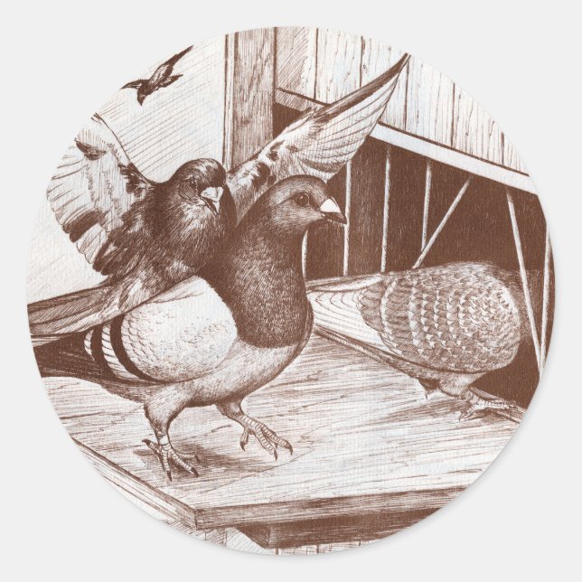 Heimkinder Runder Aufkleber (Vorderseite)