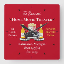 Heimkino-Popcorn-Klappe-Film