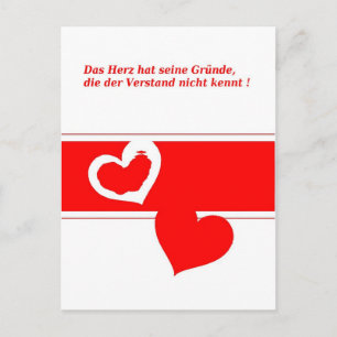 Heimliche Liebe Postkarte