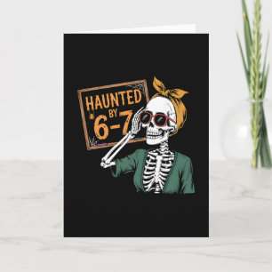 Heimliches Halloween Heimgesucht 67 Nummer 67 Sech Karte