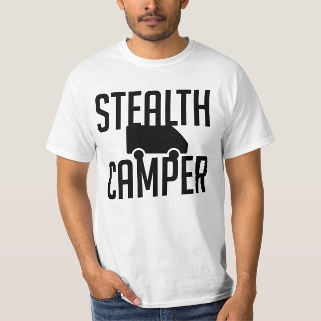 Heimlichkeits-Camper T-Shirt (Vorderseite)